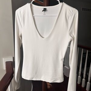 Windsor Cream Long Sleeve Top